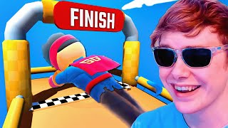 Breaking EVERY Record With New FLYING Hack In Stumble Guys!