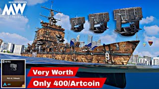 Hurry up Only 400/Artcoin🔥best rocket launcher🚀(PKX-B) - Modern Warships