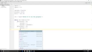 Python Practice: Timer Program