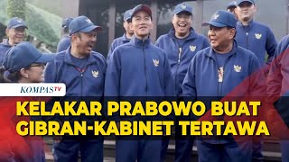 Kelakar Presiden Prabowo Buat Wapres Gibran hingga Kabinet Merah Putih Tertawa saat Pembekalan