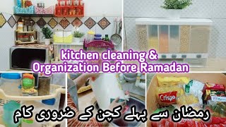 kitchen cleaning And Organization Before Ramadan | non modular kitchen organization Tips \u0026 Tricks