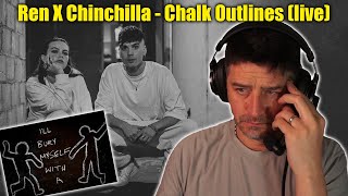 Heading Down The Rabbit Hole! REN X CHINCHILLA- CHALK OUTLINES - LIVE (REACTION)