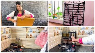 Kitchen organization | Kitchenக்கு friendly யா ஒரு ஸ்பைஸ் ராக் #unboxing #vlog | Ramya Today