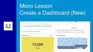 Microlesson: Create a Dashboard