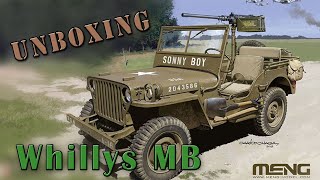 Meng 1/35 Whilly's MB (Jeep) Unboxing