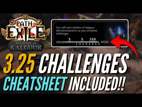 Path Of Exile – Complete all 40/40 challenges with this awesome website and guide