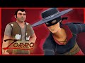 Zorro defends the villagers against corruption | ZORRO the Masked Hero