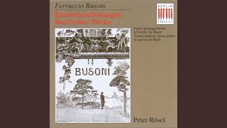 Violin Partita No. 2 in D Minor, BWV 1004: V. Chaconne (Arr. F. Busoni for Piano)