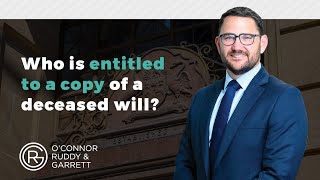 Obtaining a copy of a deceased Will | ORG Law