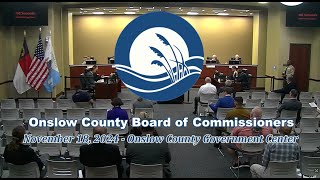 Onslow County Board of Commissioners' Special Meeting