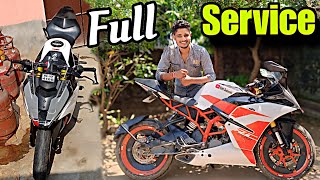 Ktm Rc 200 bs4 Full service 🔥//Wonderfull machine😍#ktm #viral #ktmloverktm #ktmrc200 #video #vlog