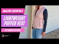 HONEST review of the Amazon Essentials Puffer Vest