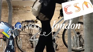 my first week of uni in london ᰔ ual csm