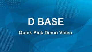 DBase - Quickpick Demo Video