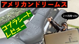 シートカスタム！！アメリカンドリームスの【コブラシート】に交換！