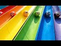 Marble Run 1000 Marbles Rain Gutter VS Mega Whirlpool ASMR Amakandu