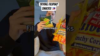 British guy tries Filipino snacks 🇵🇭 #tagalog #philippines #pinoy