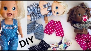 Dicas como fazer jardineiras,calças e bermudas para Baby Alive e outras bonecas - Risoleta