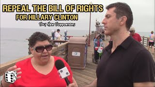 These Hillary Supporters Want Her To Repeal The Bill Of Rights If She