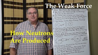 How Neutrons are Produced: The Weak Force