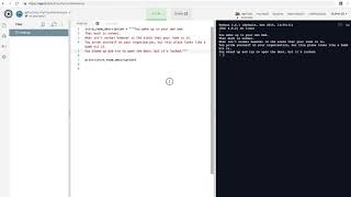 4 - Mr Luther's Python Text Adventure Game - Time-delay printing