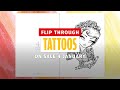 TATTOOS colouring flip through | Colouring Heaven Collection Tattoos #49