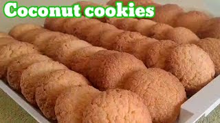 How to make most delicious coconut cookies | coconut biscuits recipe