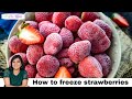 How to freeze strawberries