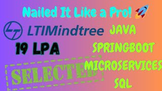 LTIMindtree Interview Experience | Spring Boot | Microservices | SQL | Java8