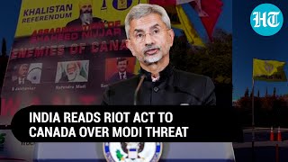 India Blasts Canada After Pro-Khalistan SFJ Posters Threaten Modi; Jaishankar Gets Z Security