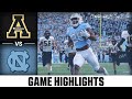 Appalachian State vs. North Carolina Game Highlights | 2023 ACC Football