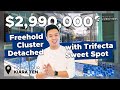 Kiara Ten : Freehold Cluster Detached hits Trifecta Sweet Spot? | $2.99M | Home Tour (Melvin Lim)