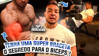 TENHA UMA SUPER BRACETA - TOP 3 EXERCÍCIOS PARA BICEPS POR FELIPE FRANCO