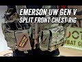 Emerson UW Gen V Split Front Chest Rig #EM7451