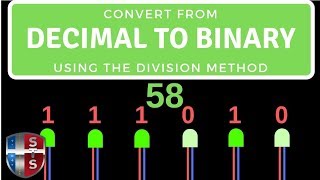 How to convert a decimal to binary using the Division Method