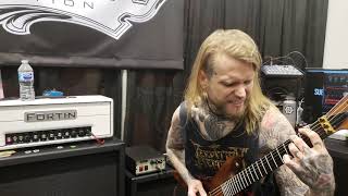 Kyle Rasmussen - Vitriol - Fortin Amps NAMM Booth 2019