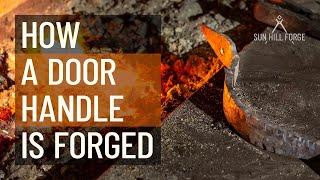 Blacksmithing: Forging a Simple Door Handle / Door Pull