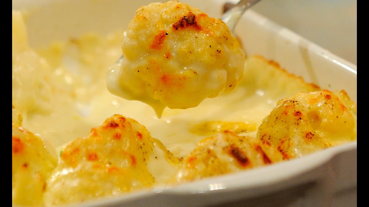 Easy Cauliflower Cheese Recipe Youtube