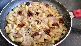 Batato Piyava upkari | Konkani style onion and potato stirfry | Aloo pyaz sabzi