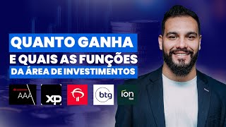 Área de investimentos de Itaú ÍON, Santander AAA, Bradesco, BTG e XP