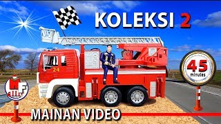 Koleksi 2 video mobil - mainan 45 menit