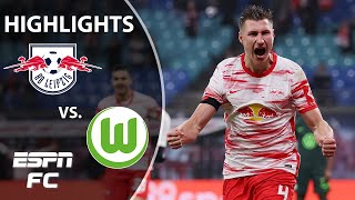 RB Leipzig scores two late goals to secure win vs. Wolfsburg | Bundesliga Highlights | ESPN FC