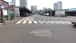 築地市場駅　　駅前再開発で消えた昭和の風景①