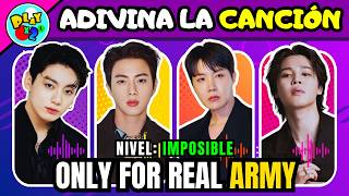 ADIVINA 100 CANCIONES DE BTS: Only For Real ARMY 💜 | KPOP QUIZ GAME