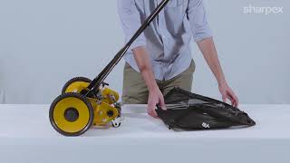 Sharpex Manual Lawn Mower (16MN) - Unboxing \u0026 Installation Video