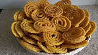 Murukku - Recipe / Snacks - Recipe / கடலை மாவு / அவித்த கோதுமை மாவு முறுக்கு...