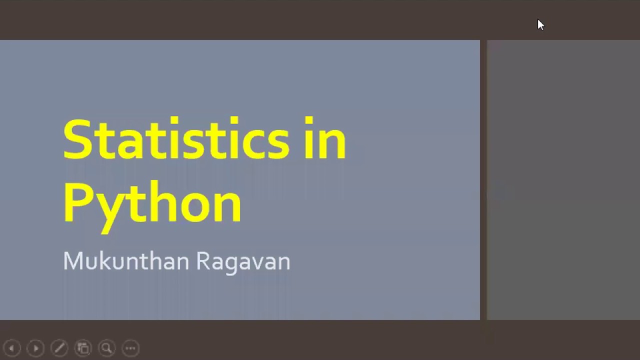 Statistics Module In Python Youtube
