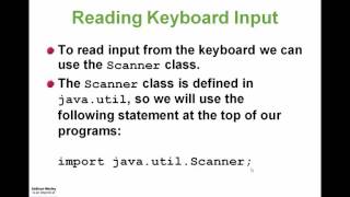 Chapter 2 - Scope and User Input