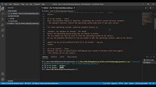 Python How To Check Operating System