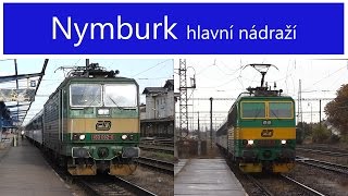 Vlaky Nymburk hlavní nádraží - 8.7. a 12.10.2013 / Czech Trains Nymburk Main Station